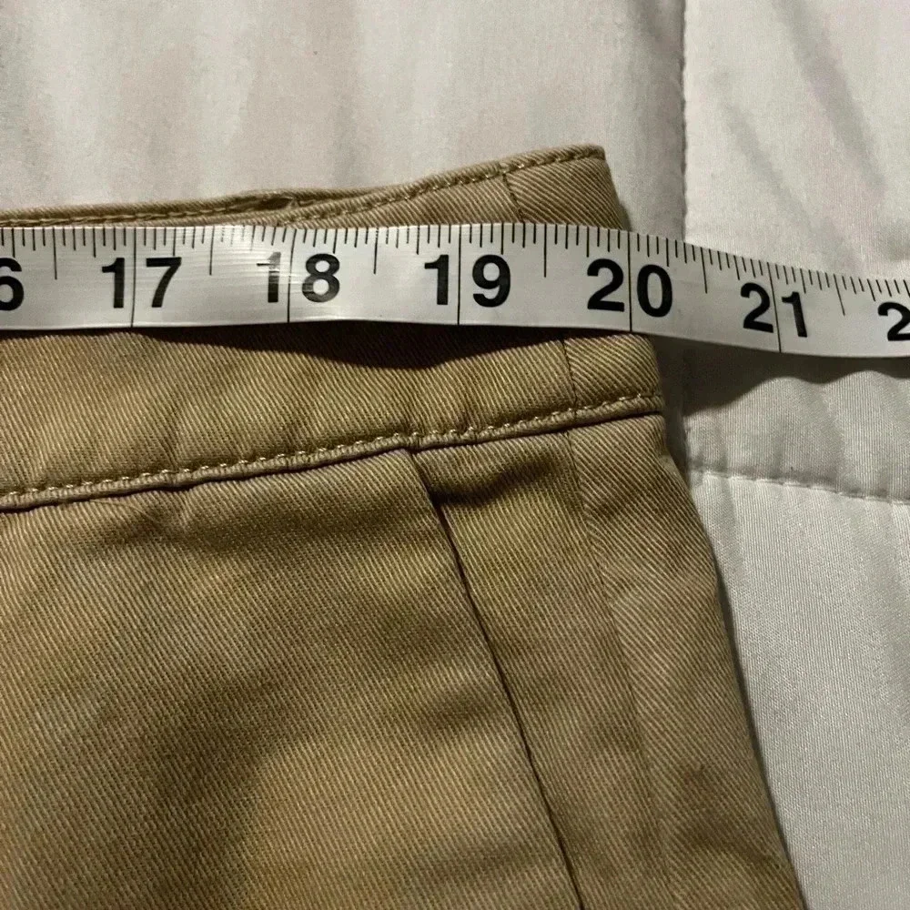 J Crew Shorts Pleated Khaki Chino 4” Inseam NWT Womens Size 16 Cotton - Picture 8 of 11